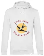 Hoodie barbat cu gluga Ladybird Alb