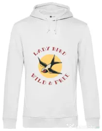 Hoodie barbat cu gluga Ladybird Alb