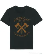 Tricou STANLEY STELLA barbat American lumberjack Negru