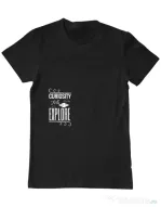 Tricou ADLER barbat Curiosity Negru