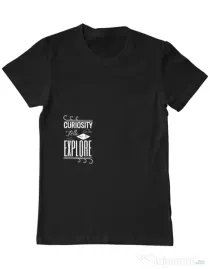 Tricou ADLER barbat Curiosity Negru