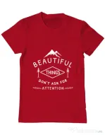 Tricou ADLER barbat Beautiful things Rosu
