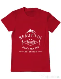 Tricou ADLER barbat Beautiful things Rosu