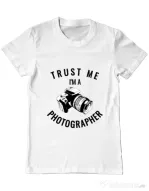 Tricou ADLER barbat I’m a photographer Alb