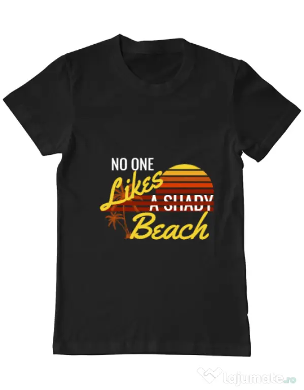 Tricou ADLER barbat Shady beach Negru