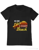 Tricou ADLER barbat Shady beach Negru