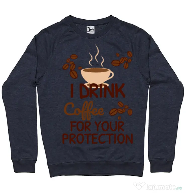 Bluza ADLER barbat Coffee for protection Denim inchis
