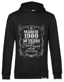 Hoodie barbat cu gluga Classy sassy Negru