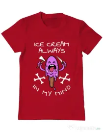 Tricou ADLER barbat Always in my mind Rosu