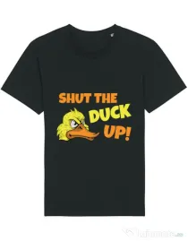 Tricou STANLEY STELLA barbat Shut the duck up Negru