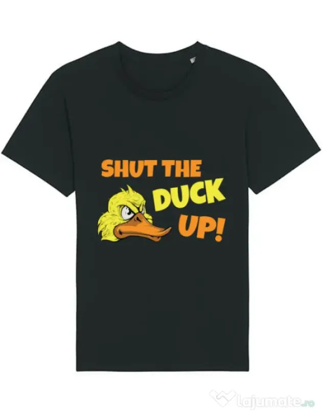 Tricou STANLEY STELLA barbat Shut the duck up Negru