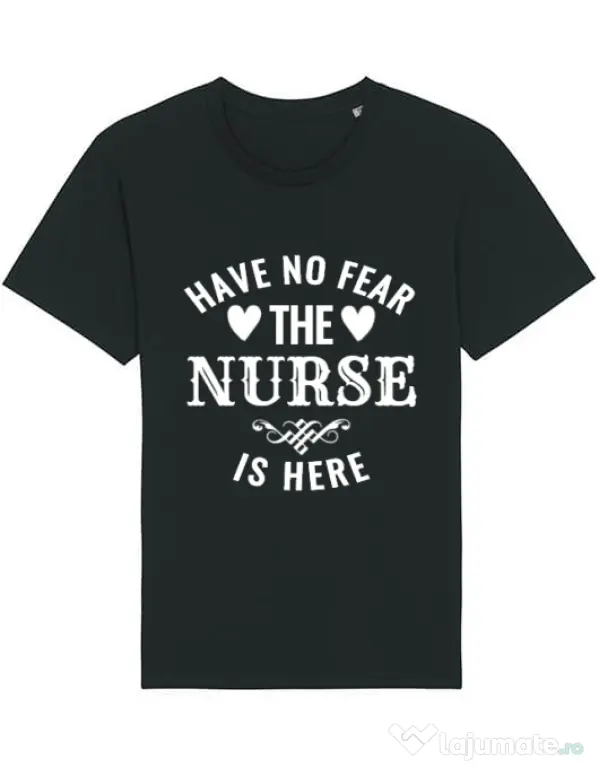 Tricou STANLEY STELLA barbat The nurse is here Negru