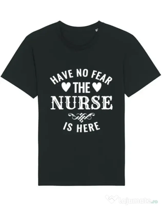 Tricou STANLEY STELLA barbat The nurse is here Negru