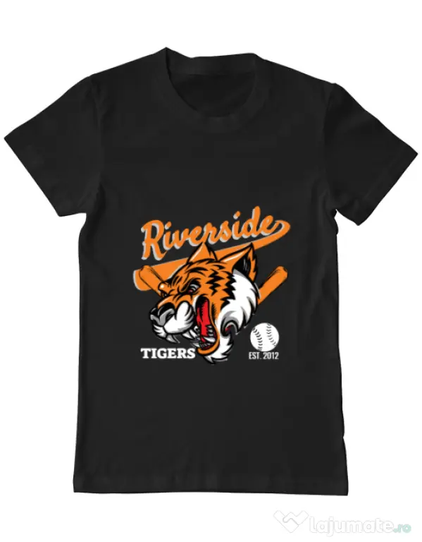 Tricou ADLER barbat Tigers team Negru