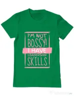 Tricou ADLER barbat I’m not bossy Verde mediu