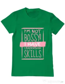 Tricou ADLER barbat I’m not bossy Verde mediu