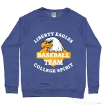 Bluza ADLER barbat Liberty eagles Albastru melanj
