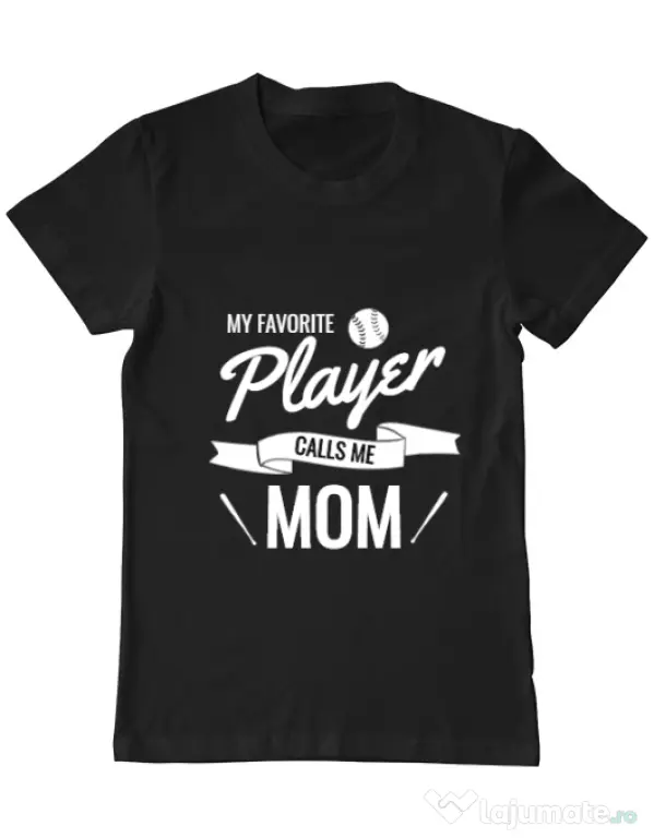 Tricou ADLER barbat My favorite player Negru