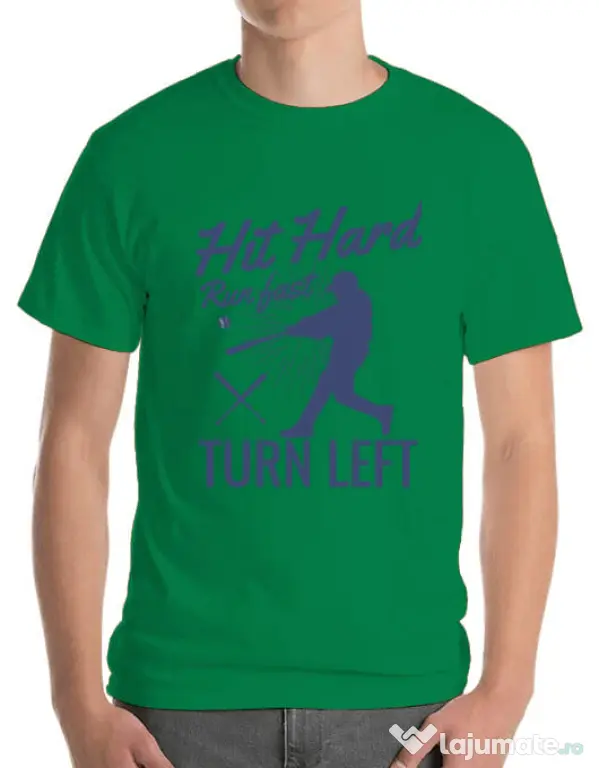 Tricou ADLER barbat Hit hard Verde mediu
