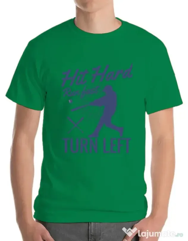 Tricou ADLER barbat Hit hard Verde mediu