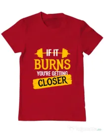 Tricou ADLER barbat Getting closer Rosu