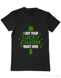 Tricou ADLER barbat Lucky charm Negru