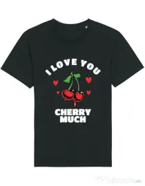 Tricou STANLEY STELLA barbat Love you cherry much Negru