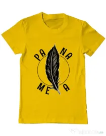 Tricou ADLER barbat Pana mea Galben