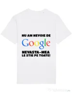 Tricou STANLEY STELLA barbat Nu am nevoie de google Alb