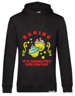 Hoodie barbat cu gluga Baking Negru