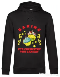 Hoodie barbat cu gluga Baking Negru