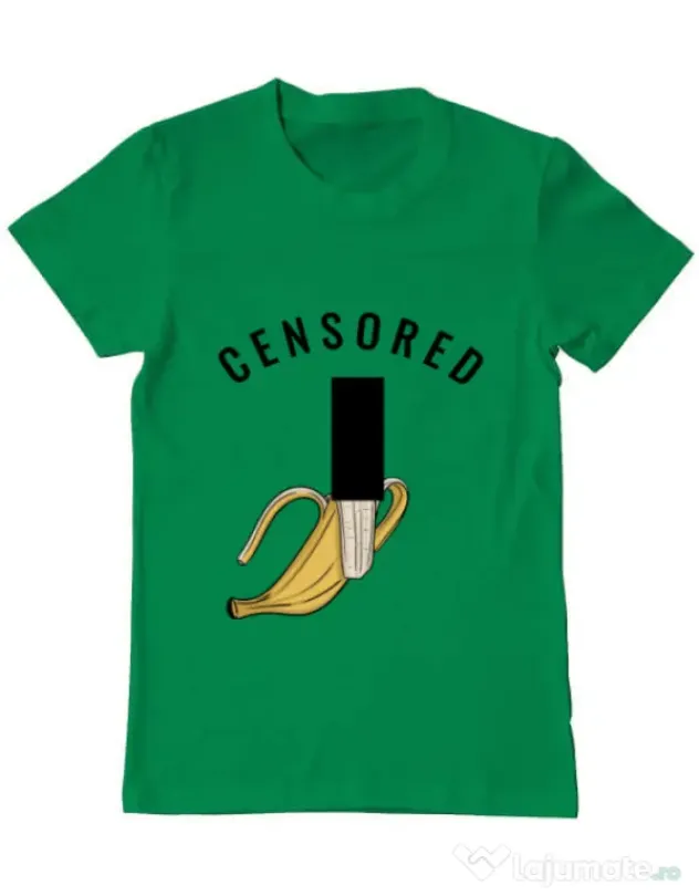 Tricou ADLER barbat Censored Verde mediu