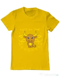 Tricou ADLER barbat Not in the mood Galben