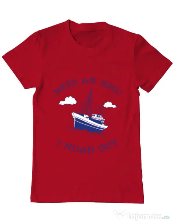 Tricou ADLER barbat Need an arc? Rosu