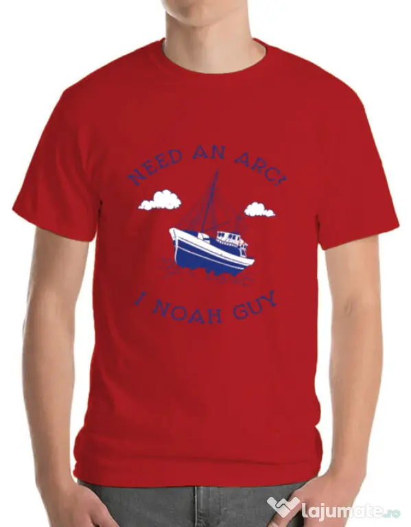 Tricou ADLER barbat Need an arc? Rosu