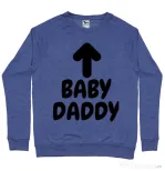 Bluza ADLER barbat Baby daddy Albastru melanj
