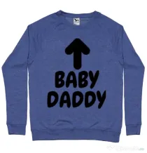 Bluza ADLER barbat Baby daddy Albastru melanj