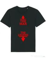 Tricou STANLEY STELLA barbat The man the legend Negru