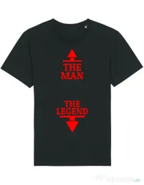 Tricou STANLEY STELLA barbat The man the legend Negru