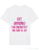 Tricou STANLEY STELLA barbat Eat diamonds Alb