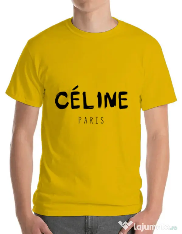 Tricou ADLER barbat Celine paris Galben