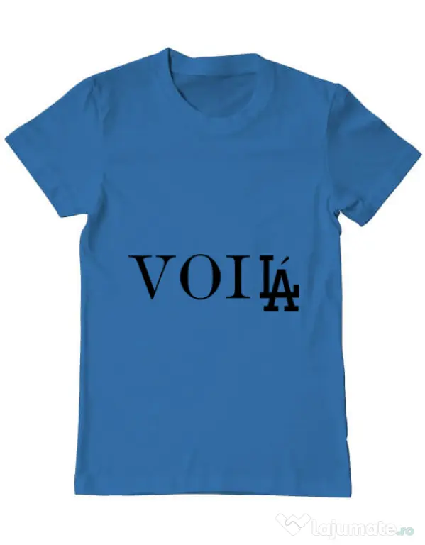 Tricou ADLER barbat Voila Albastru azuriu