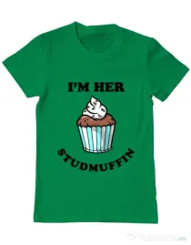 Tricou ADLER barbat Her studmuffin Verde mediu