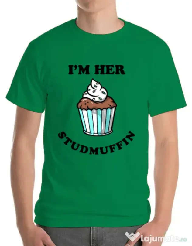 Tricou ADLER barbat Her studmuffin Verde mediu