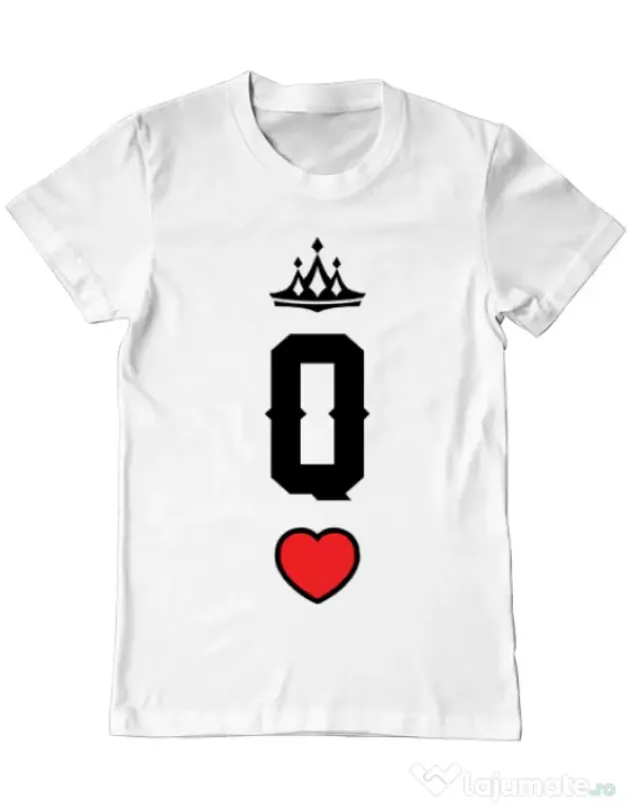 Tricou ADLER barbat Queen Alb