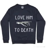 Bluza ADLER barbat Love him to death Denim inchis