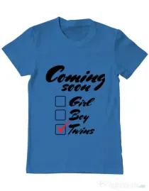 Tricou ADLER barbat Coming soon 2 Albastru azuriu