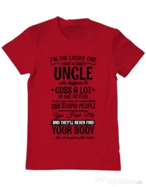 Tricou ADLER barbat The lucky one Rosu