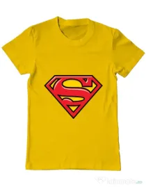 Tricou ADLER barbat Superman Galben