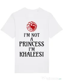 Tricou STANLEY STELLA barbat I'm Khaleesi Alb